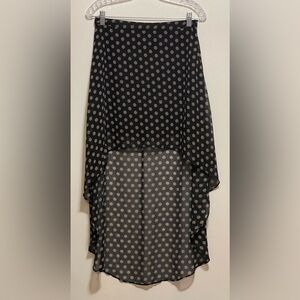 Forever 21 gray polka dot skirt